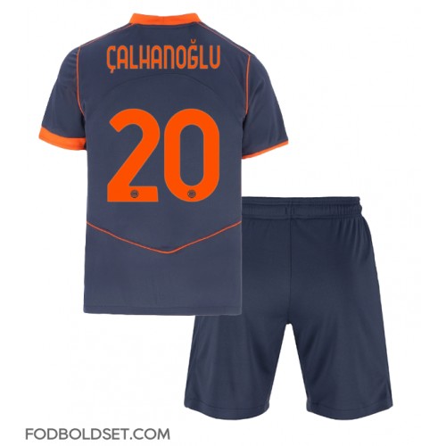 Inter Milan Hakan Calhanoglu #20 Tredje trøje Børn 2025-26 Kortærmet (+ Korte bukser)